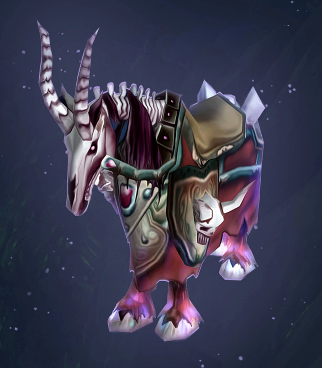 Red Skeletal Warhorse Mount